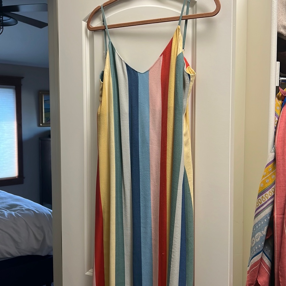 Amazing ref dress with sexy tie back